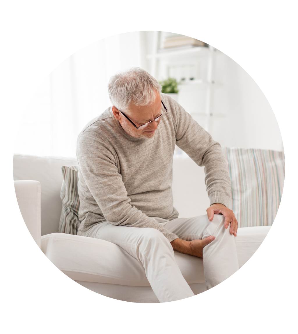 Kim Nartker stretching a patient's leg